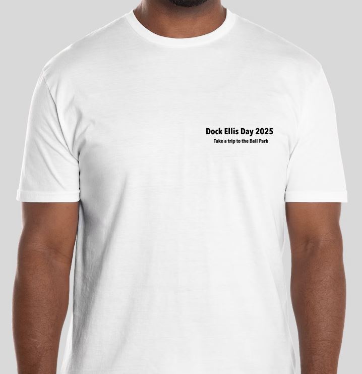 Dock Ellis Day 2025 TSHIRT (S, Red)
